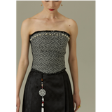 Echo Tweed Corset Top