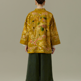 Golden Phoenix Silk Jacket