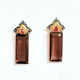 "Ashley" Smoky Quartz Earrings