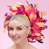 Carnival Feather Ring Hat