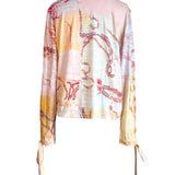 Strings of Fate Long Sleeve Top - Golden