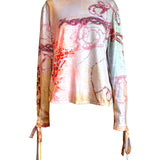 Strings of Fate Long Sleeve Top - Golden