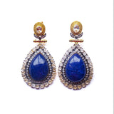 "Mariel" Earrings - Lapiz Lazuli