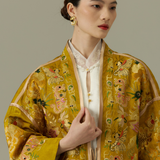 Golden Phoenix Silk Jacket