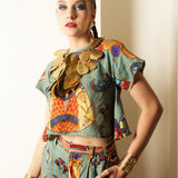 Queen Nefertiti Lady Zuri Queen Nefertiti Quarter Length Top