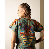 Queen Nefertiti Lady Zuri Queen Nefertiti Quarter Length Top