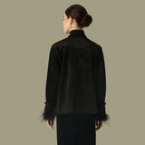Dunhuang Grottoes Velvet Coat