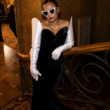 Midnight Opera Velvet Evening Gown