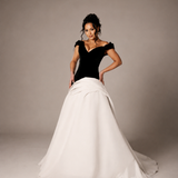 Monochrome Ball Gown