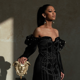 Tribal Sculptural Corset Dress
