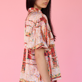 Gardens of Lhasa Short Puff Sleeve Shirt