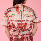 Gardens of Lhasa Short Puff Sleeve Shirt