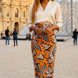 Wildfire Garden Pencil Skirt