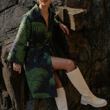 Shadow Floral light overcoat