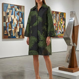 Shadow Floral light overcoat