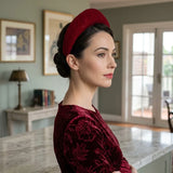 Dark Red Fabric Headband