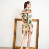 The Icons Lady Rahema Frilly Mini Dress
