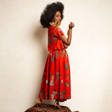 Afro Chintz Lady Audre Midi Skirt