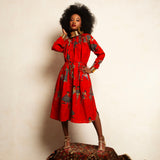 Afro Chintz Lady Gayle Shirt Dress